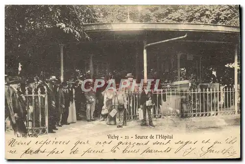 Cartes postales Thermalisme Vichy Source de l&#39Hopital