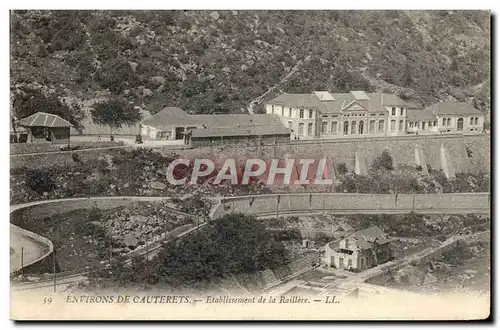 Cartes postales Thermalisme Environs de Cauterets Etablissement de la Raillere