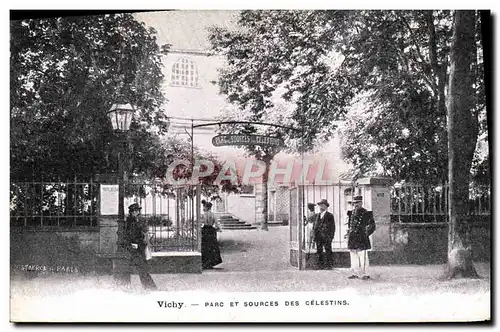 Ansichtskarte AK Thermalisme Vichy Parc et sources des Celestins