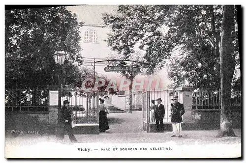 Cartes postales Thermalisme Vichy Parc et sources des Celestins