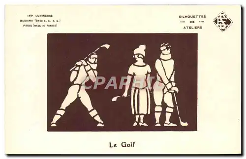 Cartes postales Le golf