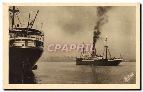 Cartes postales Bateau Paquebot Bordeaux sur la Garonne