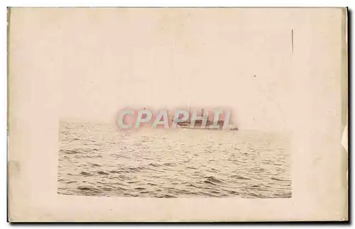 CARTE PHOTO Bateau