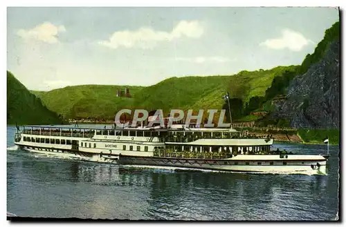 Cartes postales moderne Bateau Koln Goethe