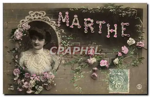 Cartes postales Prenom Marthe