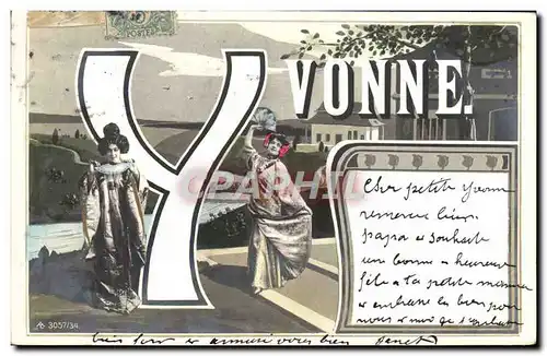 Cartes postales Prenom Yvonne