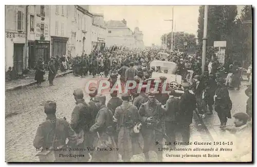 Ansichtskarte AK Militaria 1200 Prisonniers allemands a Reims