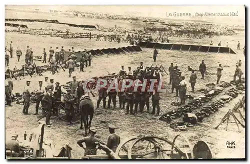 Cartes postales Militaria Camp allemand sous Vise