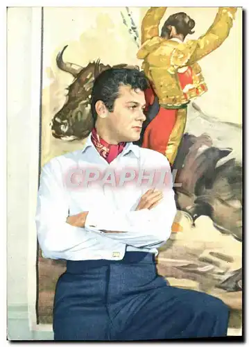 Cartes postales moderne Cinema Tony Curtis Corrida Taureau