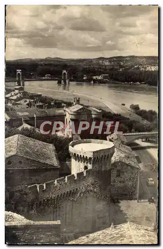 Cartes postales moderne Avignon Le Rhone et le nouveau Pont