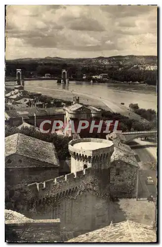 Moderne Karte Avignon Le Rhone et le nouveau Pont