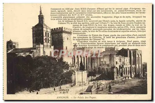 Cartes postales Avignon Palais des Papes