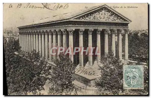 Cartes postales Paris L&#39Eglise de la Madeleine