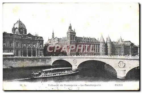 Ansichtskarte AK Paris Tribunal de Commerce la Conciergerie