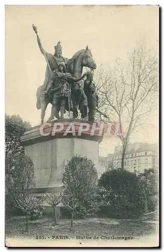 Ansichtskarte AK Paris Statue de Charlemagne