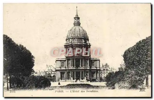 Cartes postales Paris L&#39Hotel des Invalides