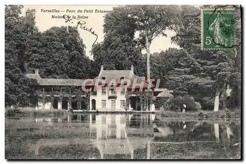 Cartes postales Versailles Parc du petit Trianon Maison de la reine