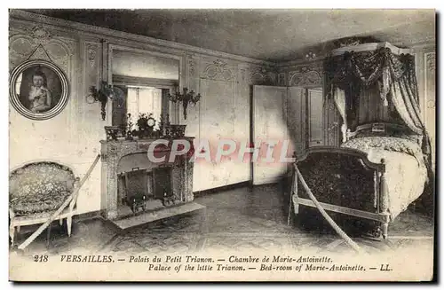 Cartes postales Palais de Versailles Palais du Petit Trianon Chambre de Marie Antoinette