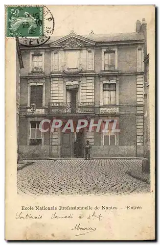 Cartes postales Ecole nationale professionnelle de Nantes Entree