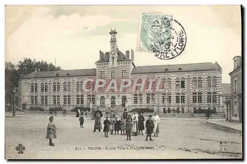 Cartes postales Ecole Thiers Tours