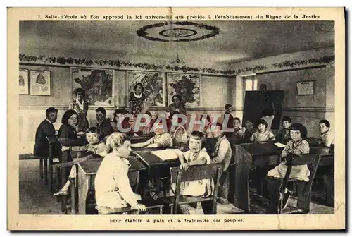 Cartes postales Ecole Salle d&#39ecole Les Hautes Etudes