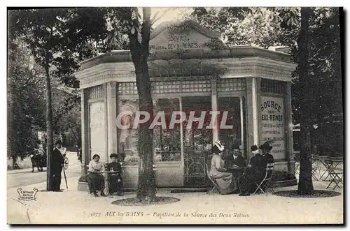 Cartes postales Aix Les Bains Pavillon De La Source Des Deux Reines