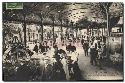 Cartes postales Vichy Le Hall Du Palais Des Sources