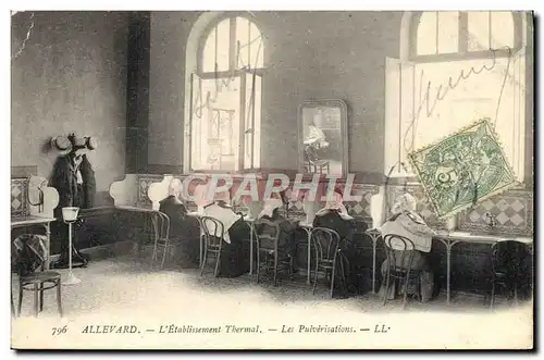 Cartes postales Allevard L&#39Etablissement Thermal Les Pulverisations