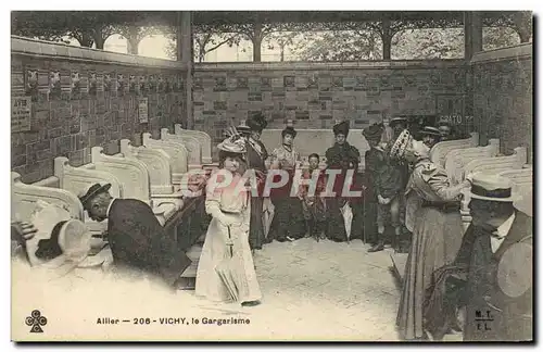 Cartes postales Vichy Le Gargarisme