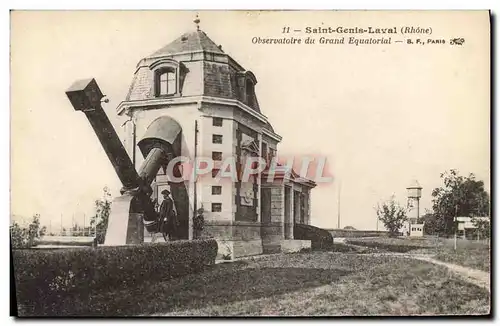 Ansichtskarte AK Saint Genis Laval Observatoire du Grand Equatorial