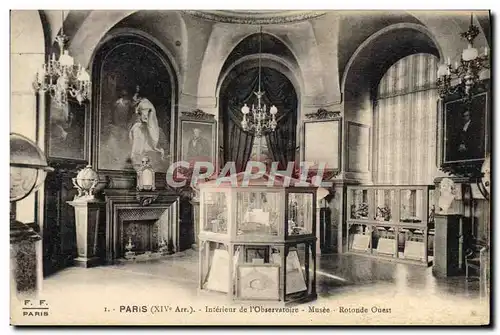 Ansichtskarte AK Paris Interieur De I&#39Observatoire Musee Rotonde Ouest