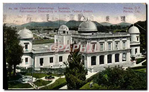 Ansichtskarte AK Mexico Observatoire Astronomico Tacubaya Mexique