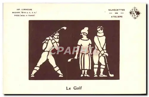 Cartes postales Le golf