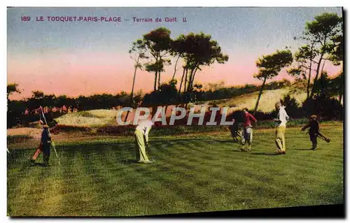 Ansichtskarte AK Le Touquet Paris Plage Terrain De Golf