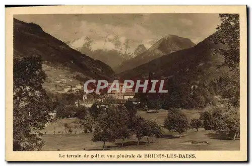 Ansichtskarte AK Le Terrain De Golf Et Vue Generale De Brides Les Bains