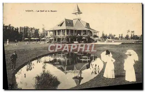 Cartes postales Vichy Le Golf Et Le Bassin