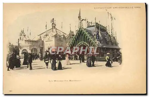 Ansichtskarte AK Bateau Paris Exposition universelle 1900 Les Messageries Maritimes