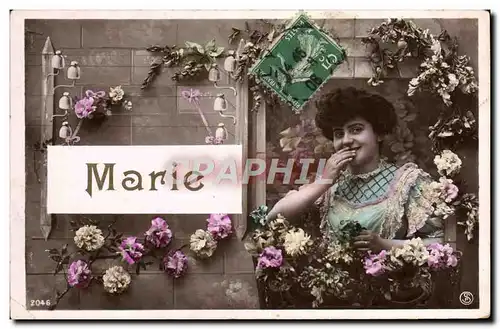 Cartes postales Fantaisie Prenom Marie