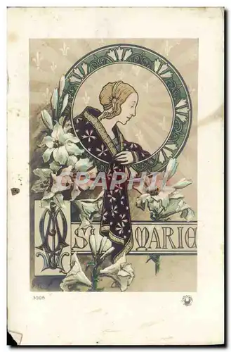 Cartes postales Fantaisie Prenom Marie