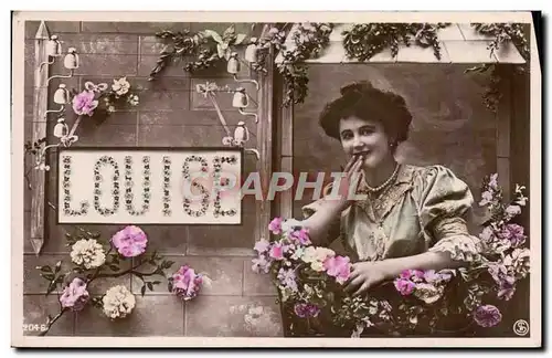 Cartes postales Fantaisie Prenom Louise