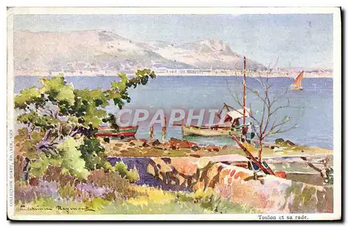 Cartes postales Fantaisie Illustrateur Toulon et sa rade Casimir Raymond