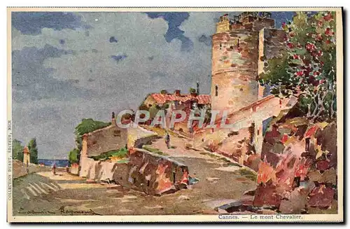 Cartes postales Fantaisie Illustrateur Casimir Raymond Cannes Le Mont Chevalier