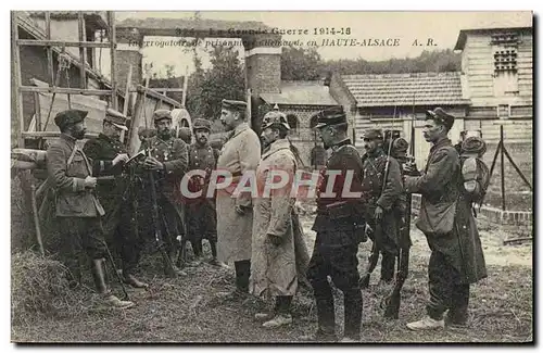 Cartes postales Militaria Haute Alsace Prisonniers allemands