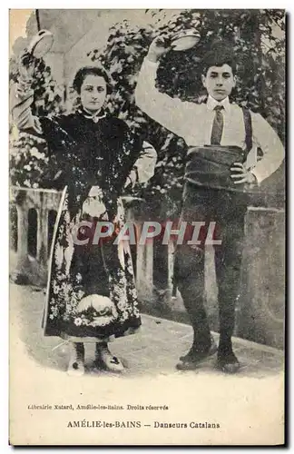 Ansichtskarte AK Folklore Amelie les Bains Danseurs catalans