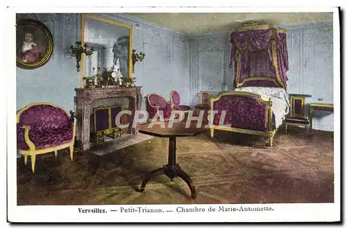 Ansichtskarte AK Versailles Petit Trianon Chambre De Marie Antoinette