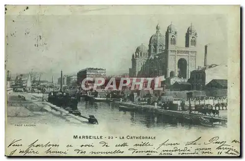 Cartes postales Marseille La Cathedrale