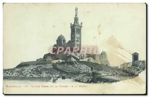 Cartes postales Marseille Notre Dame De La Garde