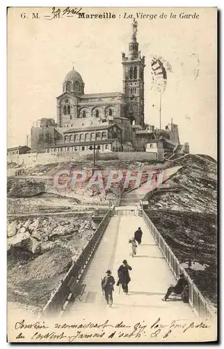 Cartes postales Marseille La Vierge De La Garde