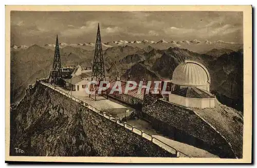 Cartes postales Les Pyrenees L&#39Observatoire du Pic du Midi