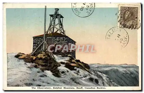 Cartes postales Observatoire The observatory Sulphur Mountain Banff Canadian Rockies Canada